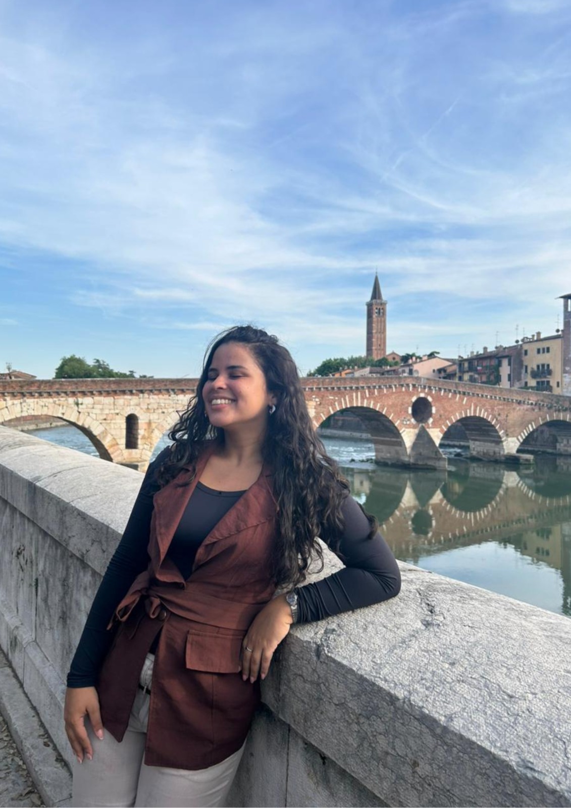 Mellina em Verona, Itália